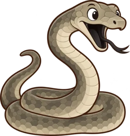 Crna mamba, crtež iz igre Thought Zoo