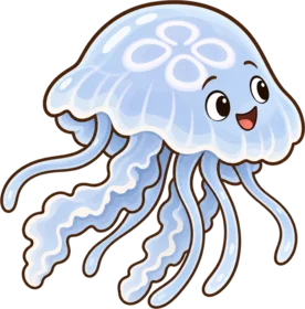 Jellyfish, a cartoon from Thought Zoo