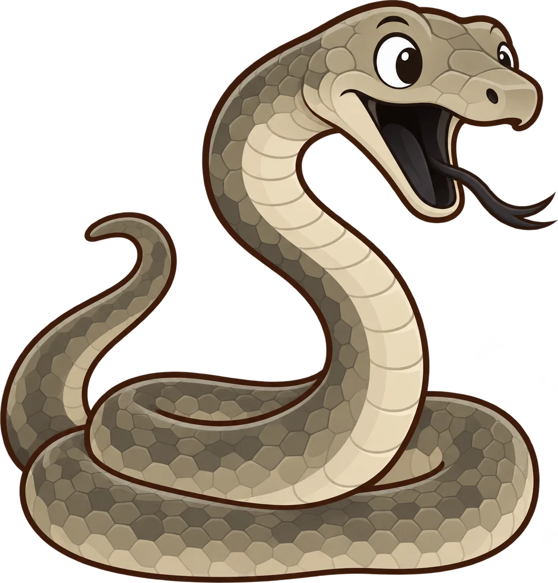 Black mamba, a cartoon from Thought Zoo