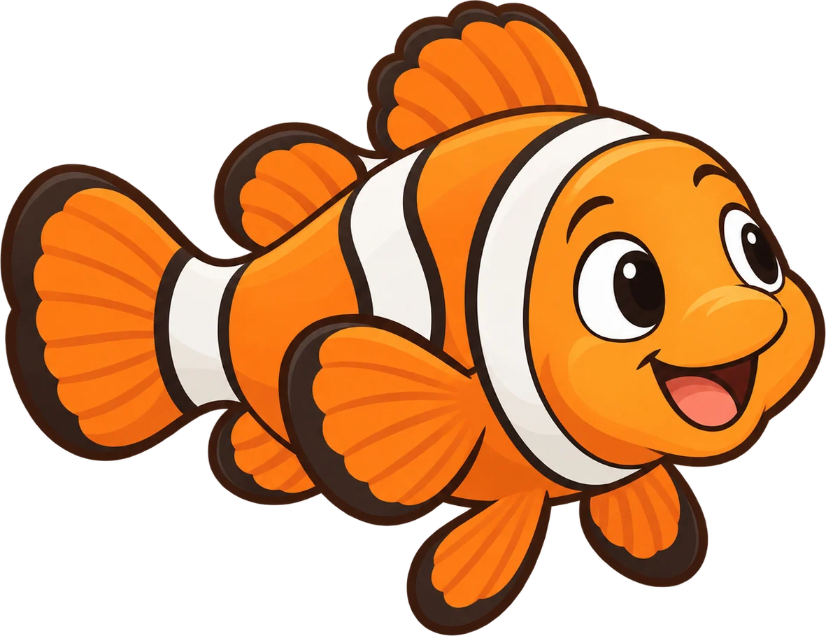 Clownfish, a cartoon from Thought Zoo