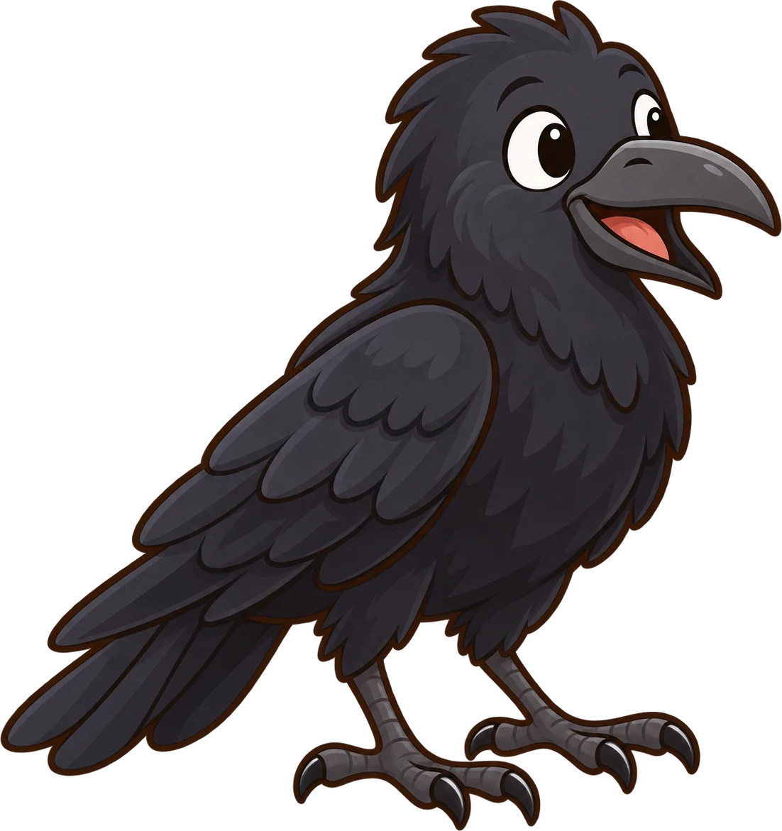 Crow, a cartoon from Thought Zoo