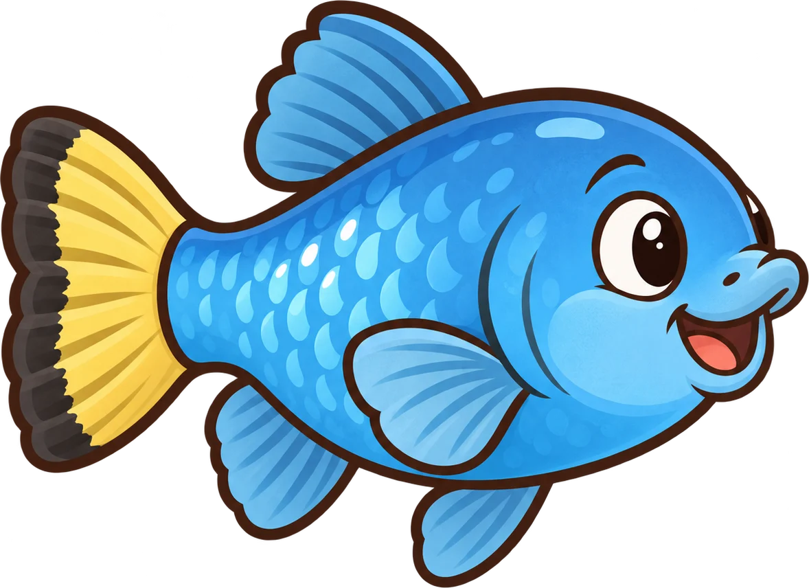 Desert pupfish, a cartoon from Thought Zoo