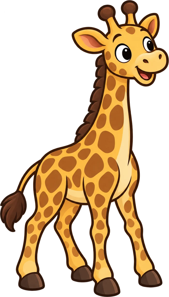 Giraffe, a cartoon from Thought Zoo