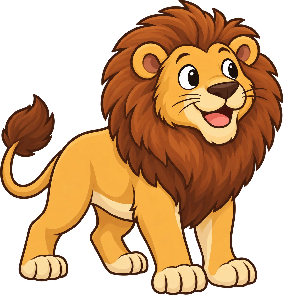 Lion, a cartoon from Thought Zoo