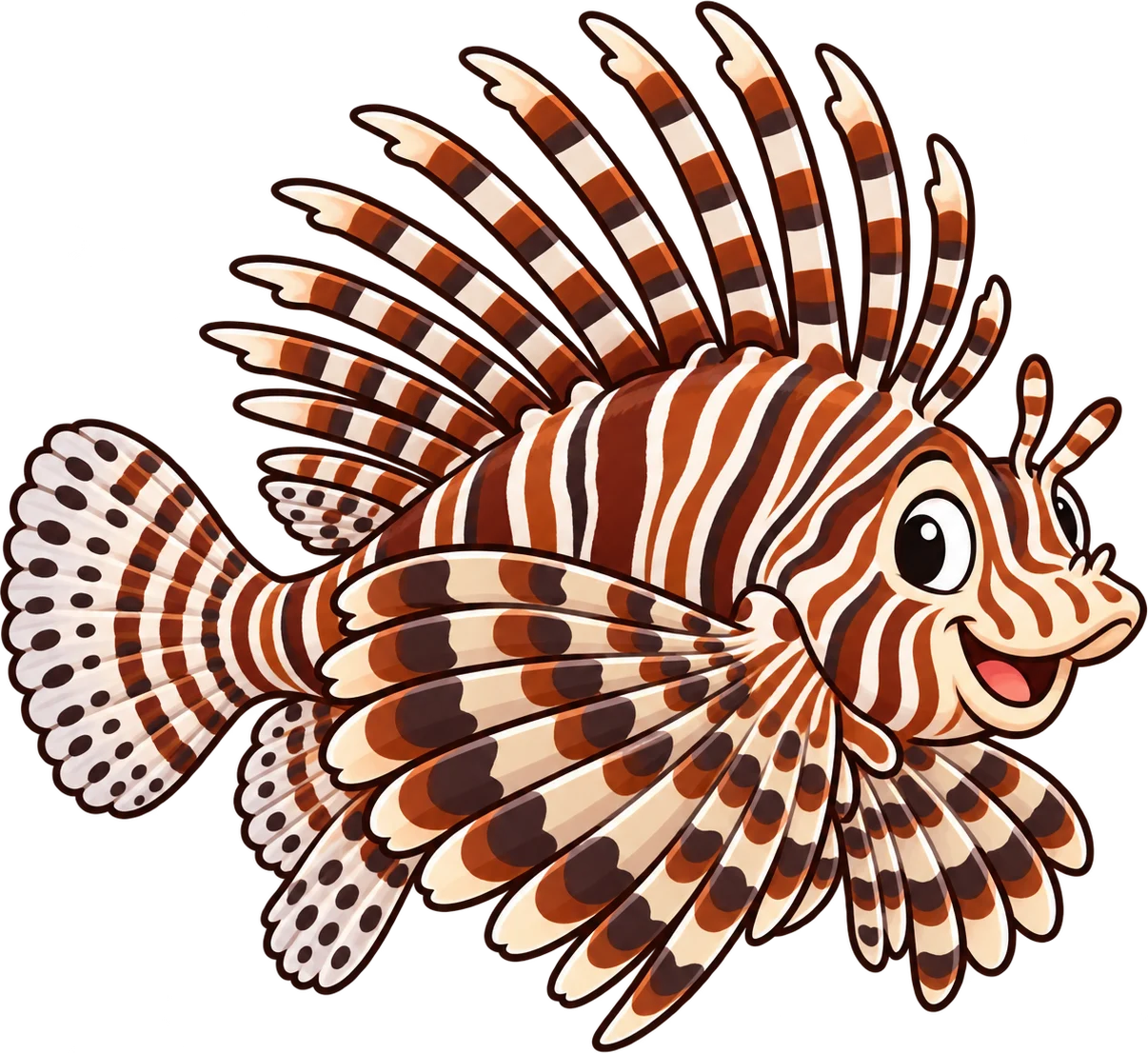 Lionfish, a cartoon from Thought Zoo