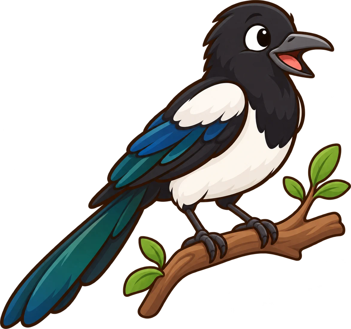 Magpie, a cartoon from Thought Zoo