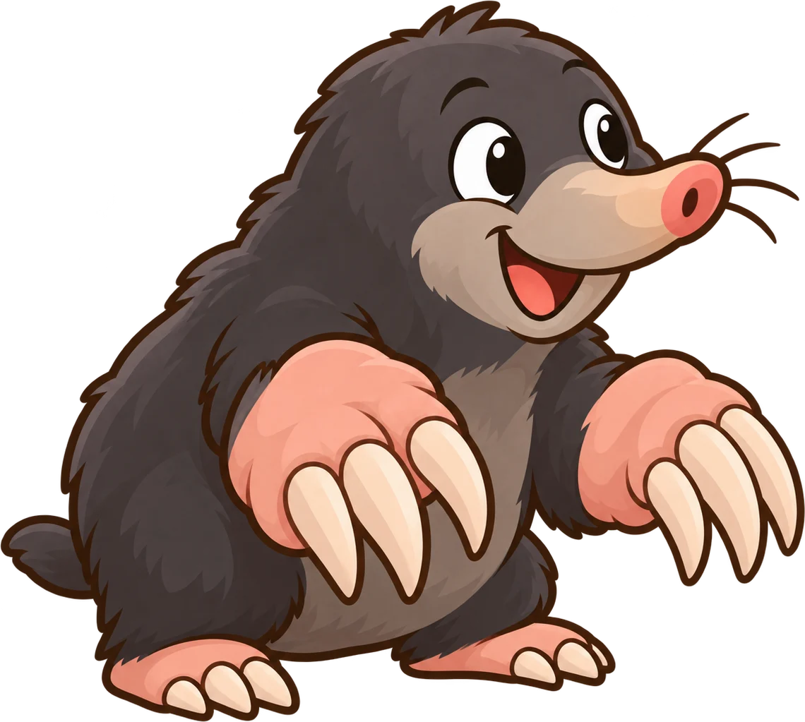 Mole, a cartoon from Thought Zoo