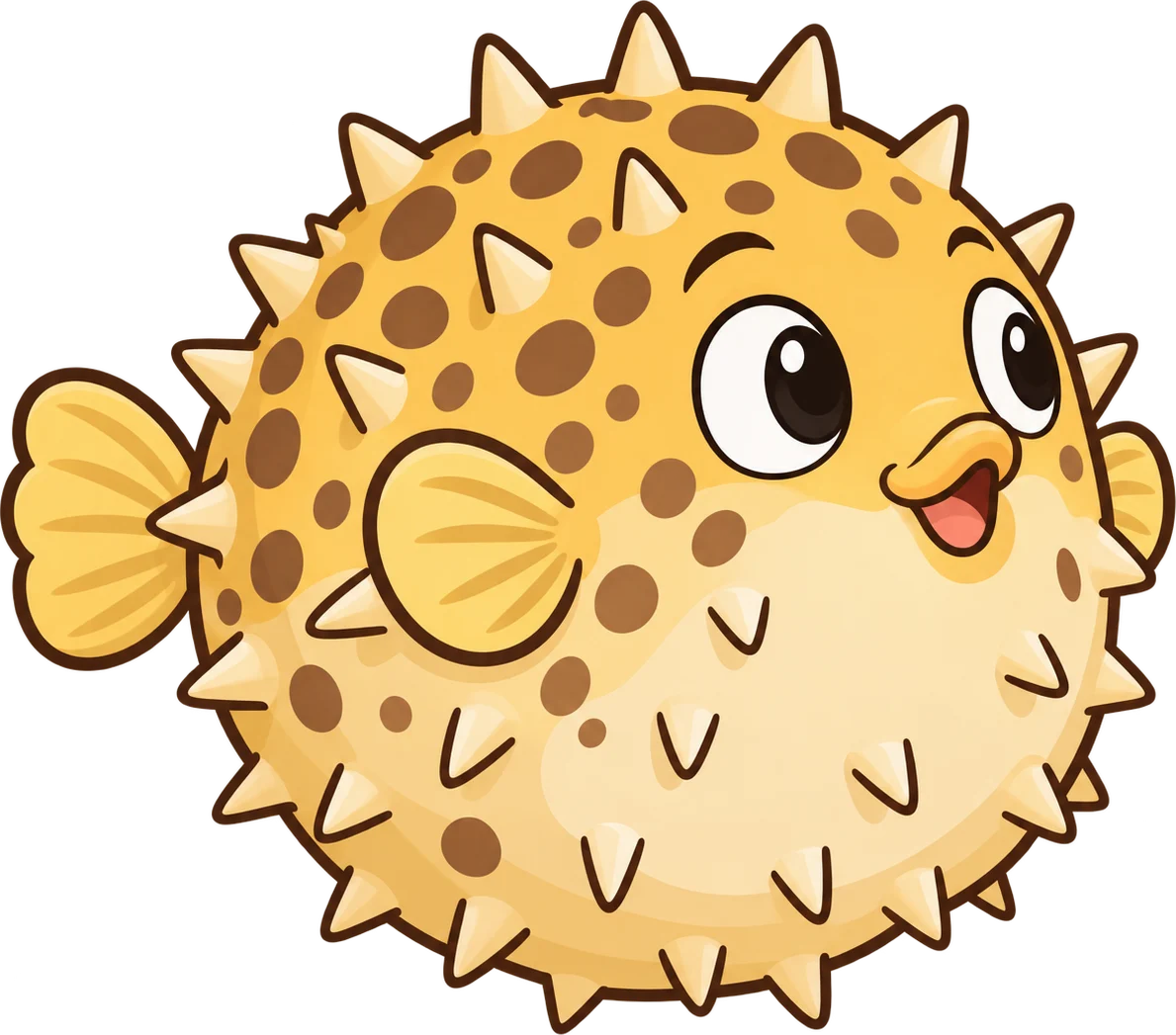 Pufferfish, a cartoon from Thought Zoo