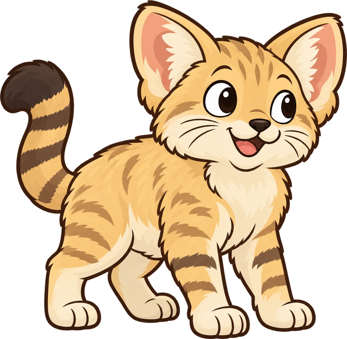 Sand cat, a cartoon from Thought Zoo