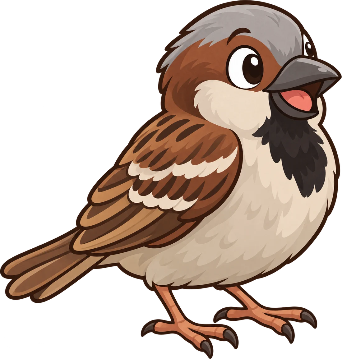 Sparrow, a cartoon from Thought Zoo