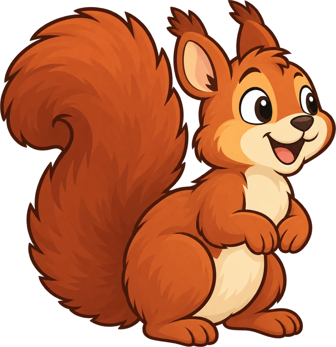 Squirrel, a cartoon from Thought Zoo