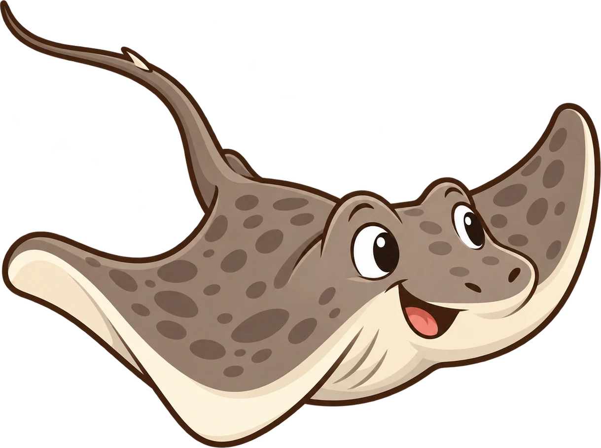 Stingray, a cartoon from Thought Zoo
