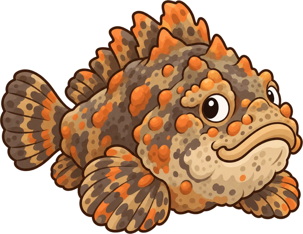 Stonefish, a cartoon from Thought Zoo