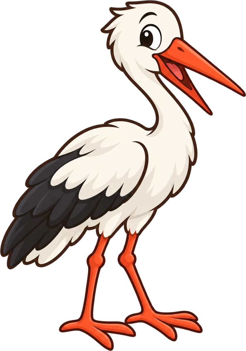 Stork, a cartoon from Thought Zoo