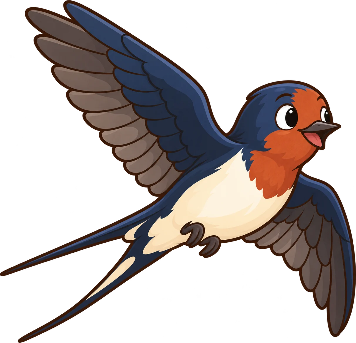 Swallow, a cartoon from Thought Zoo
