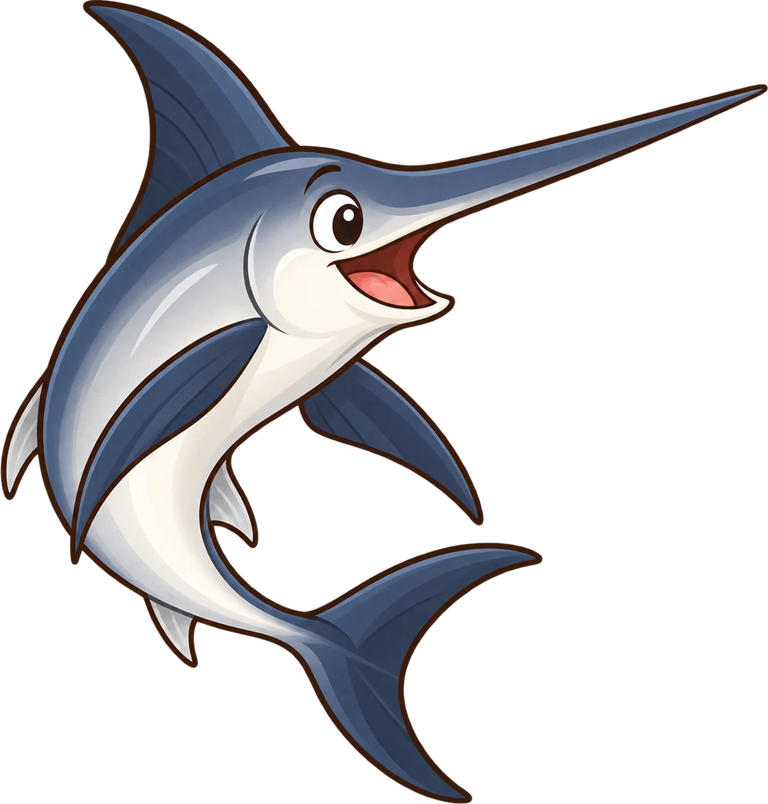 Swordfish, a cartoon from Thought Zoo