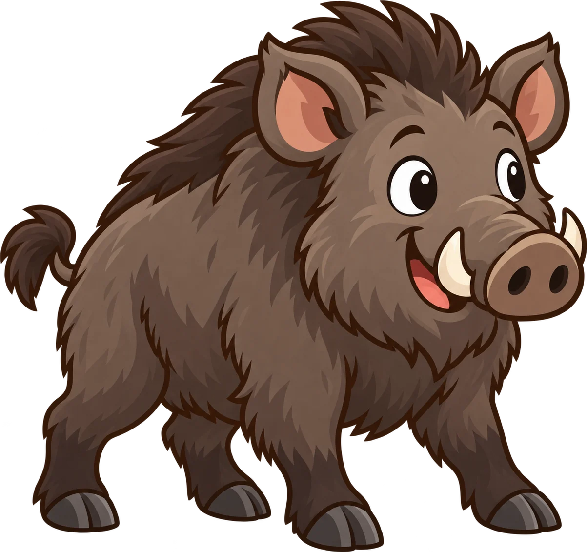 Wild boar, a cartoon from Thought Zoo
