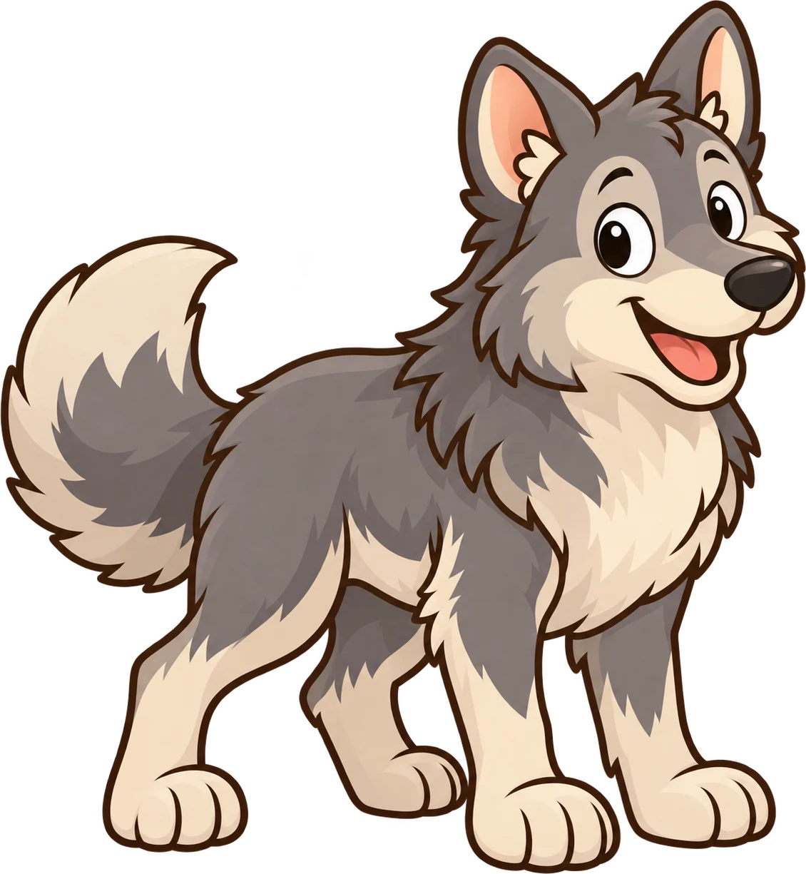 Wolf, a cartoon from Thought Zoo