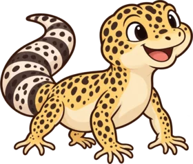 Leopardski gekon, crtež iz igre Thought Zoo