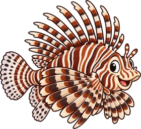 Lionfish, a cartoon from Thought Zoo