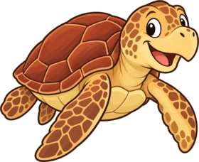 Glavata želva, crtež iz igre Thought Zoo