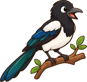 Magpie, a cartoon from Thought Zoo