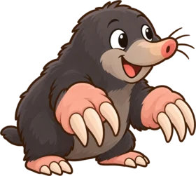 Mole, a cartoon from Thought Zoo