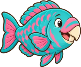 Parrotfish, a cartoon from Thought Zoo