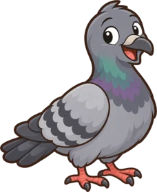 Pigeon, a cartoon from Thought Zoo