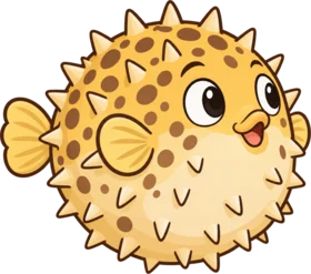 Pufferfish, a cartoon from Thought Zoo