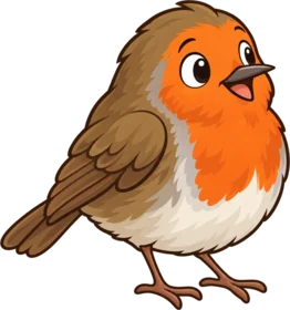 Robin, a cartoon from Thought Zoo