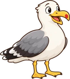 Galeb, crtež iz igre Thought Zoo