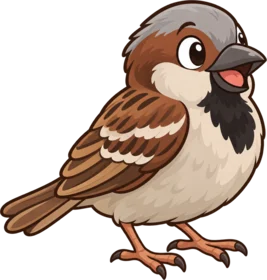 Sparrow, a cartoon from Thought Zoo