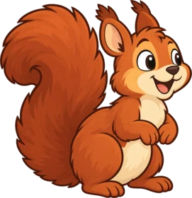 Squirrel, a cartoon from Thought Zoo