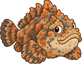 Stonefish, a cartoon from Thought Zoo