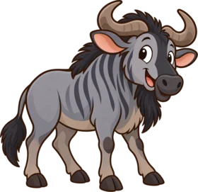 Gnu, crtež iz igre Thought Zoo