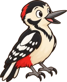 Woodpecker, a cartoon from Thought Zoo